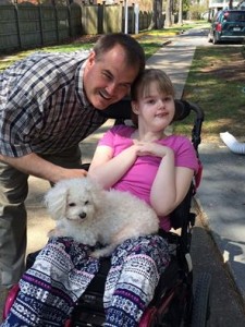 Chloe Blind Poodle Therapy